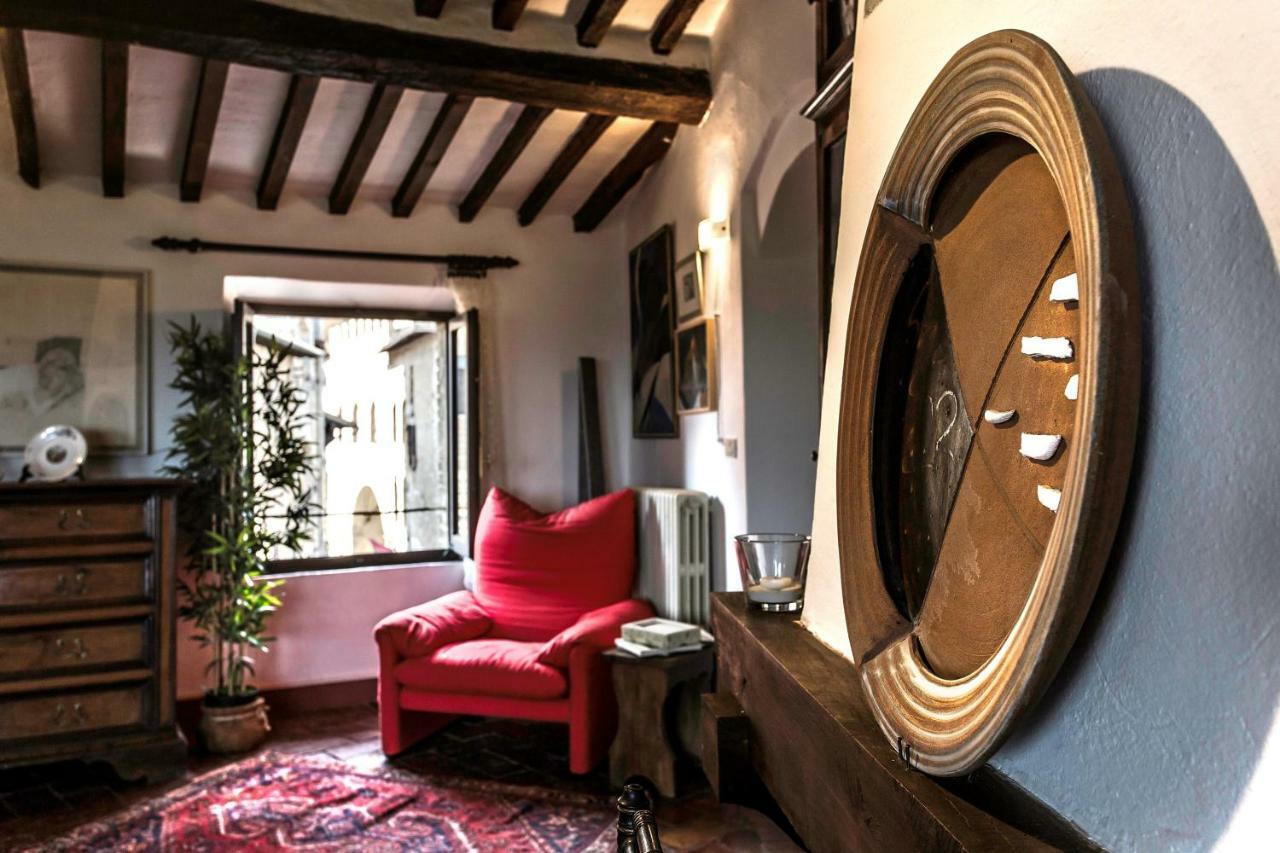 The Artists' Tower - Amazing View From The Tower Apartment San Gimignano Exterior photo